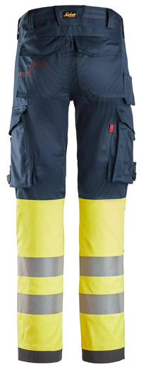 Snickers Workwear ProtecWork, Varselarbetsbyxa stretch, Kl 1