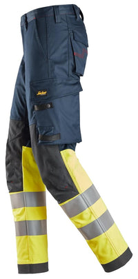 Snickers Workwear ProtecWork, Varselarbetsbyxa stretch, Kl 1