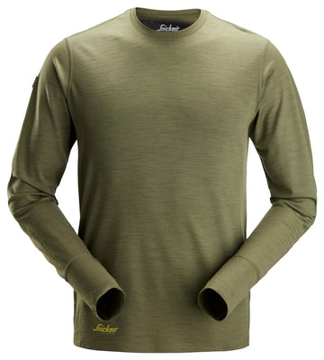 Långärmad t-shirt i ull
