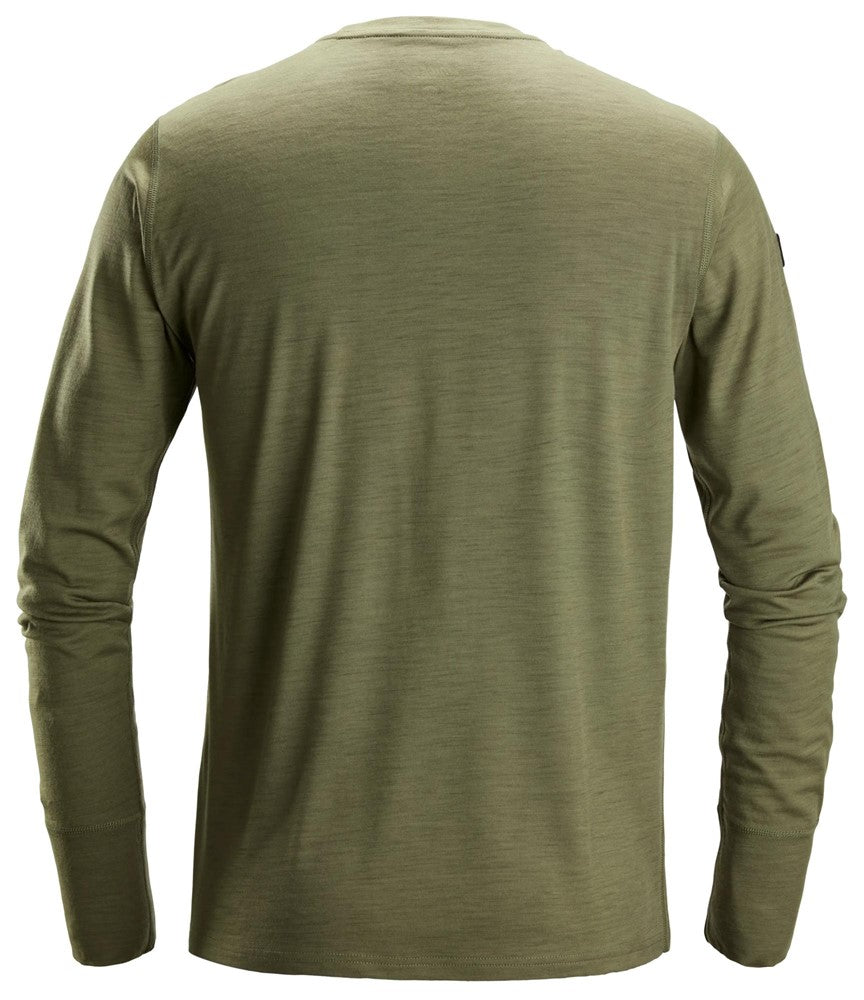 Långärmad t-shirt i ull