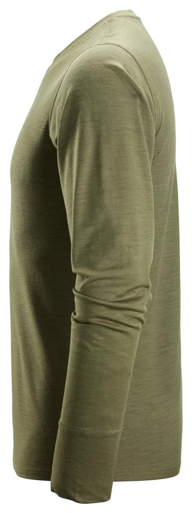 Långärmad t-shirt i ull