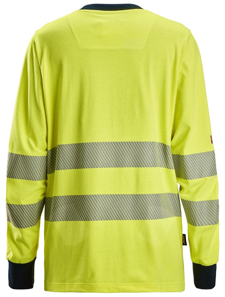 Långärmad t-shirt i dammodell, varsel klass 3/2