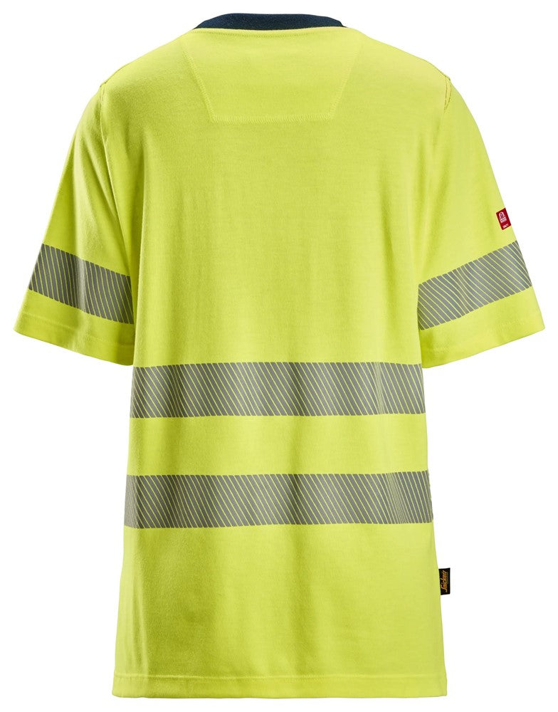 ProtecWork kortärmad t-shirt i dammodell, varsel klass 2