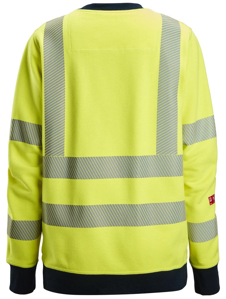 Snickers Workwear ProtecWork sweatshirt i dammodell, varsel klass 3/2