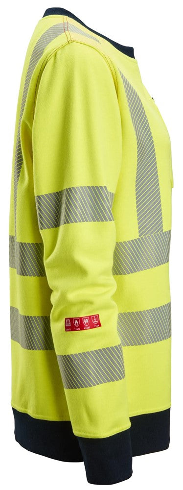 Snickers Workwear ProtecWork sweatshirt i dammodell, varsel klass 3/2