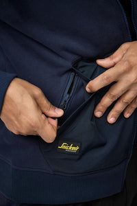 Snickers Workwear Huvtröja med CORDURA® och hellång dragkedja