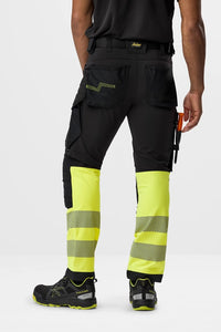 Varselbyxor med 4-vägsstretch, klass 1