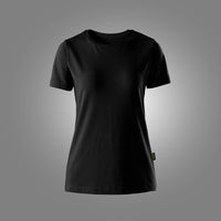 T-shirt med smal passform, dam