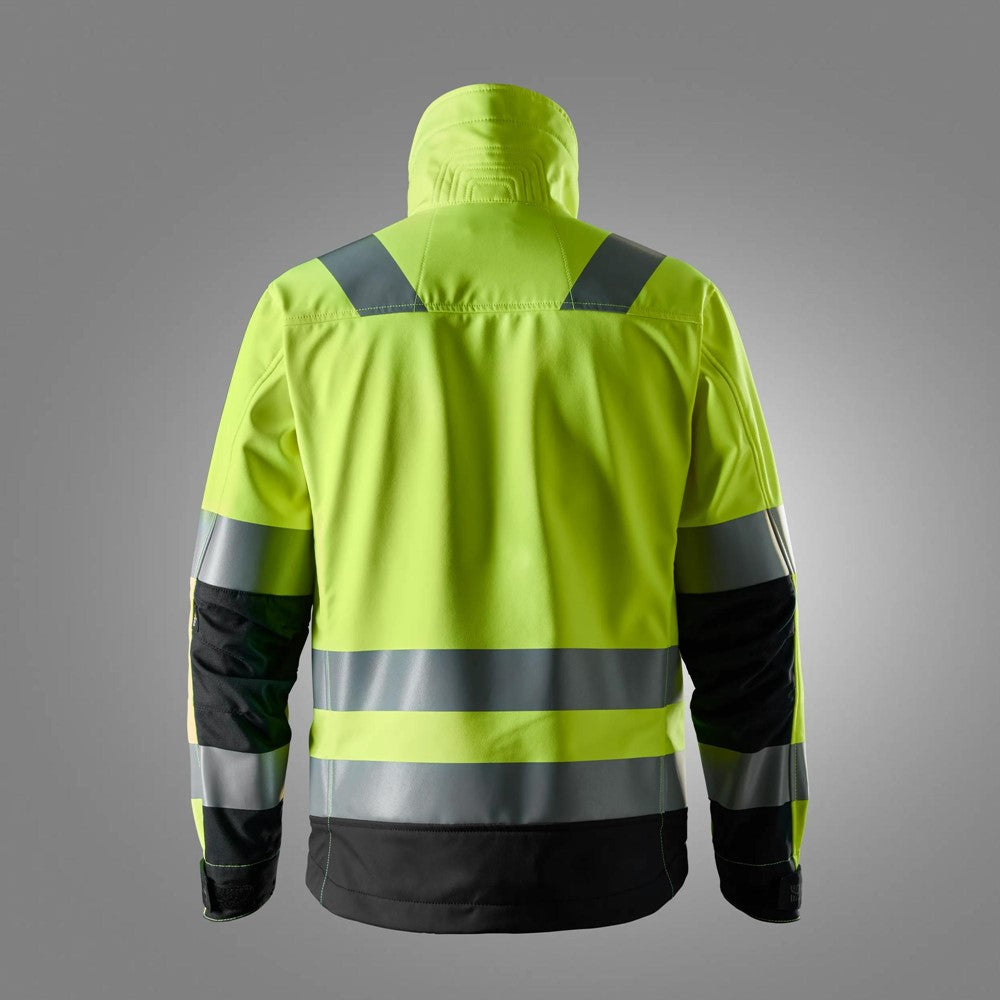 AllroundWork varseljacka i softshell, varselklass 3