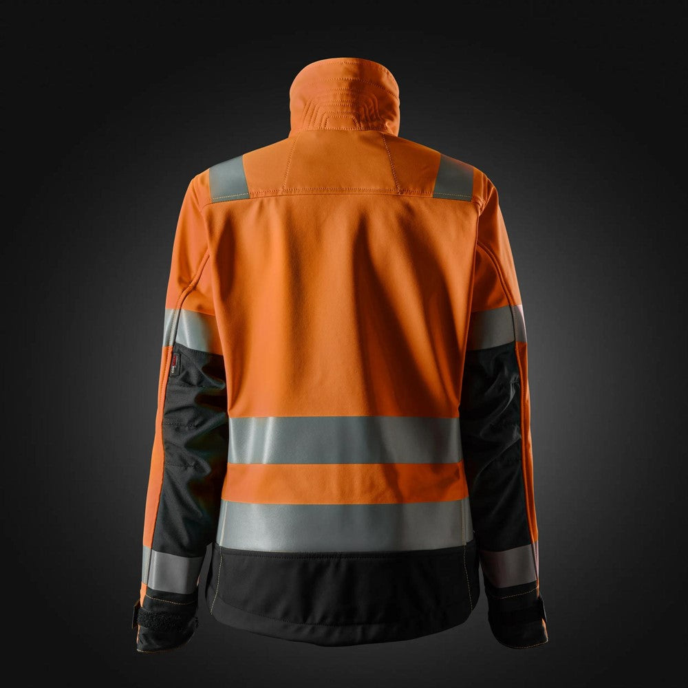 AllroundWork varseljacka i softshell, dam, varselklass 2/3