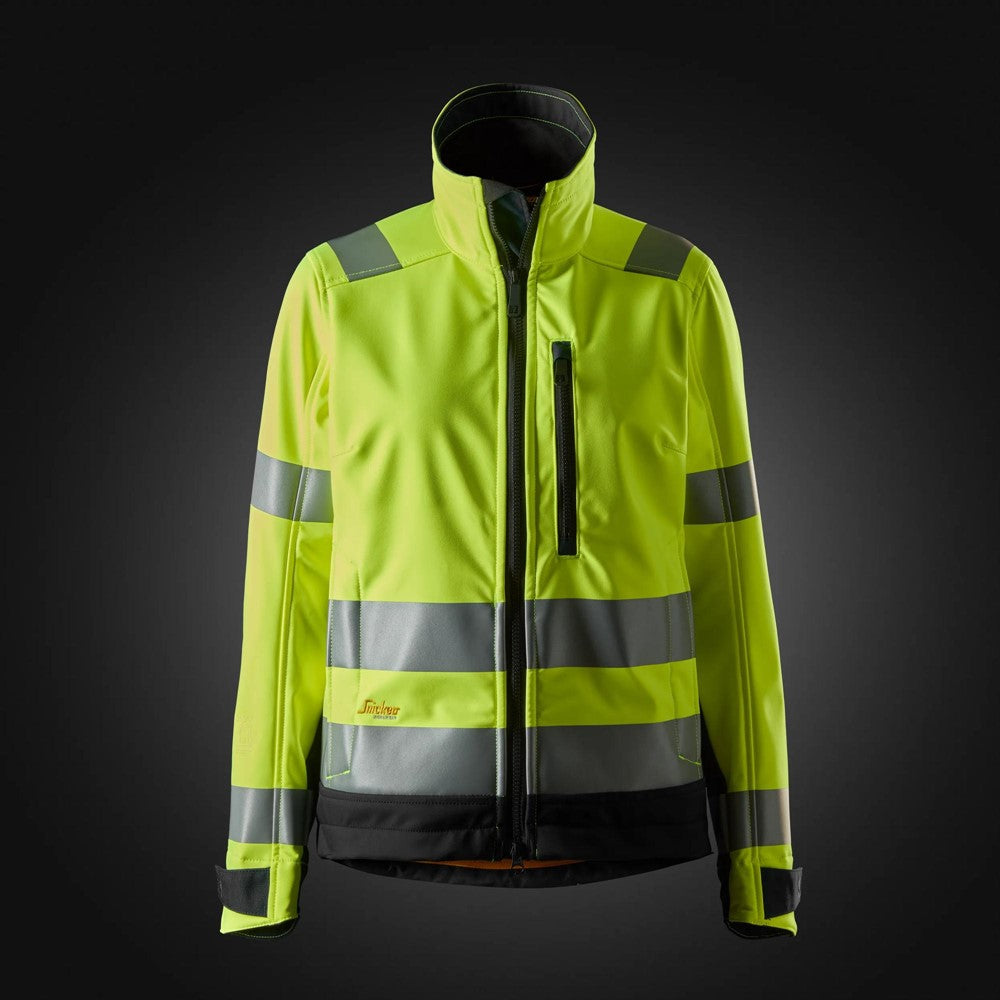 AllroundWork varseljacka i softshell, dam, varselklass 2/3