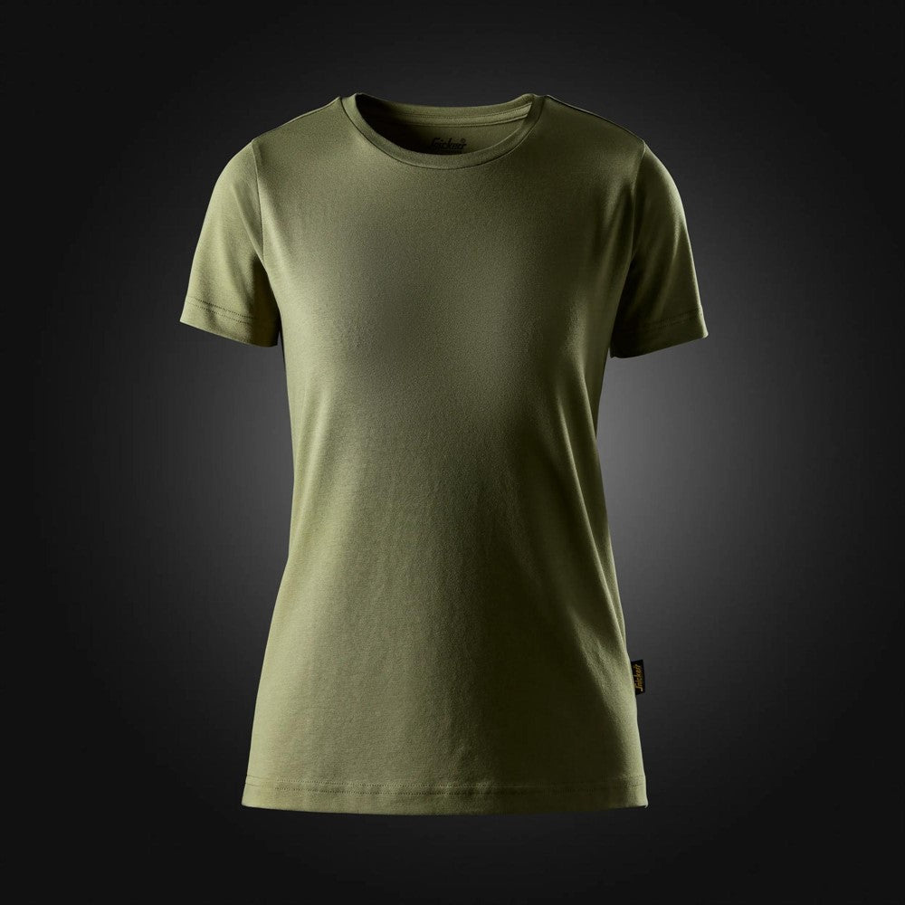 T-shirt med smal passform, dam