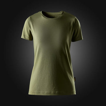 T-shirt med smal passform, dam