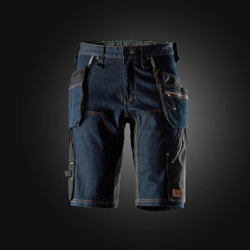 FlexiWork denimshorts med hölsterfickor