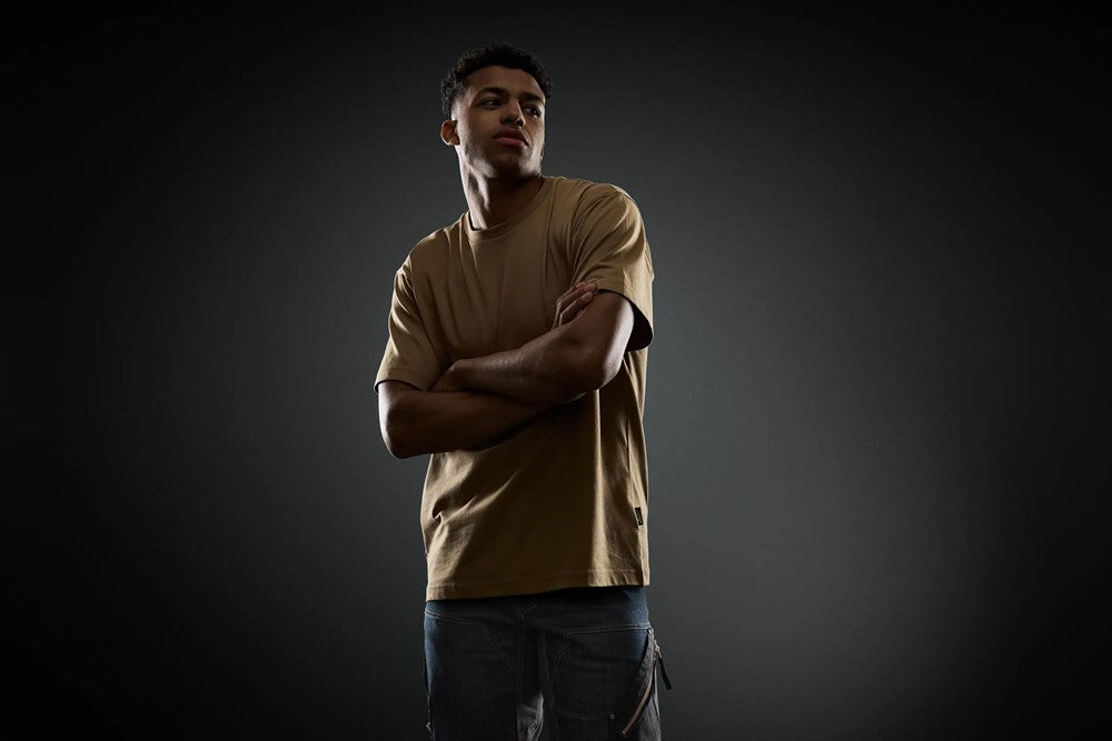 T-shirt med ledig passform